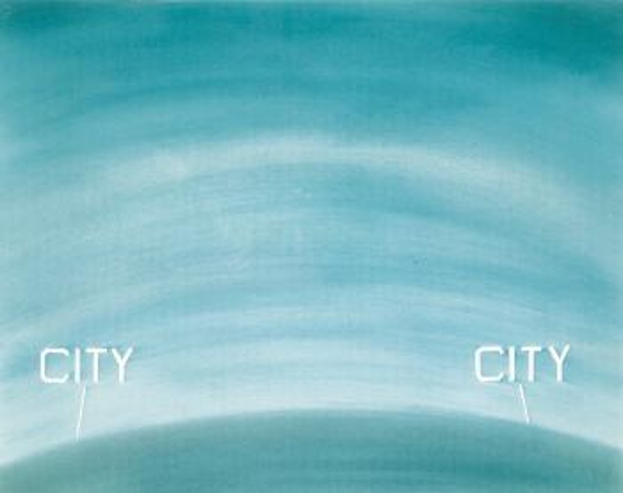 City-city by Ed Ruscha