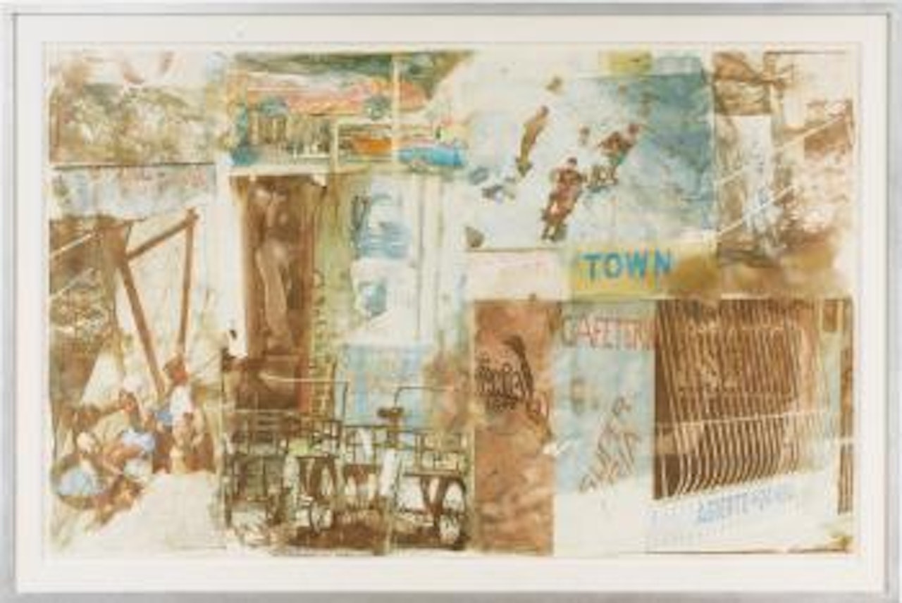 Hangout (Anagram) by Robert Rauschenberg