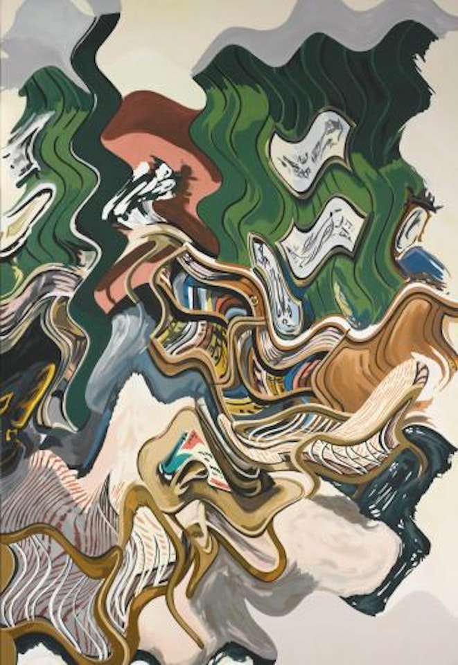 Wavy Room by David Salle
