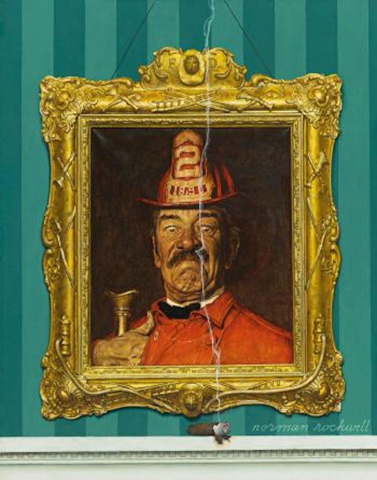 Fireman by Norman Rockwell