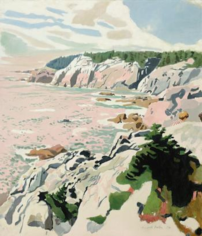 The Cliffs of Isle Au Haut by Fairfield Porter