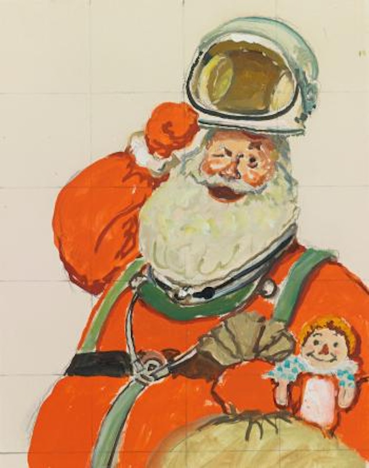 Study for Space Age Santa by Norman Rockwell