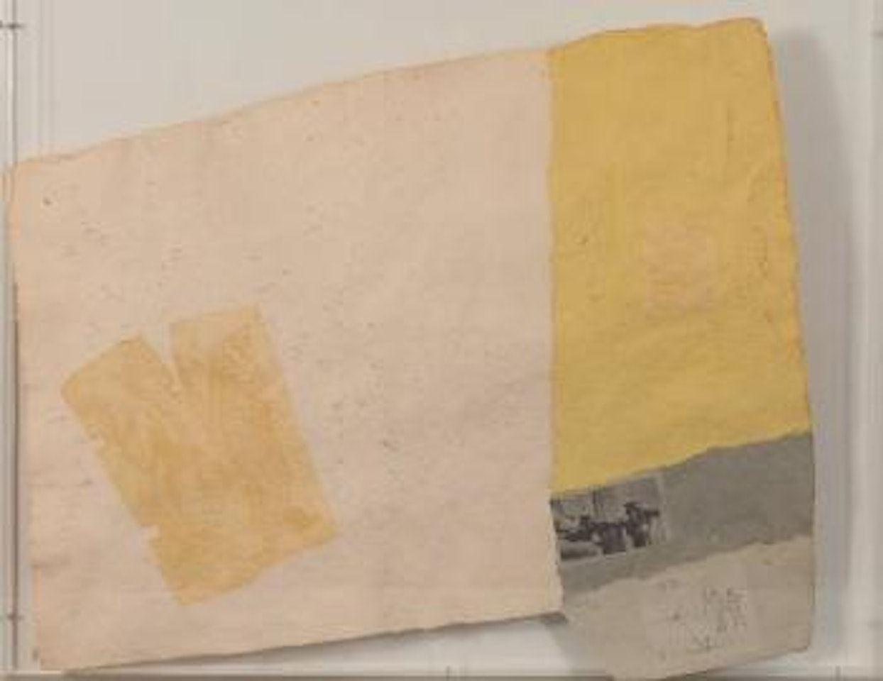 From pages and fuses series by Robert Rauschenberg