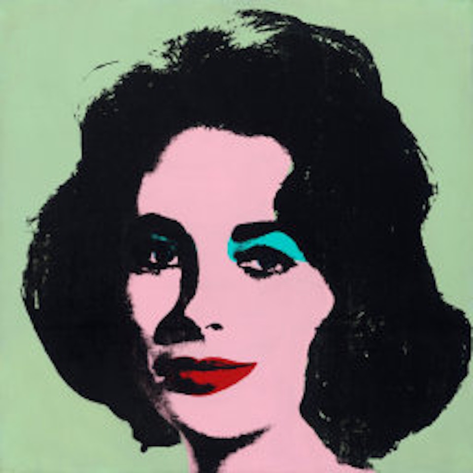LIZ #3 [EARLY COLORED LIZ] by Andy Warhol