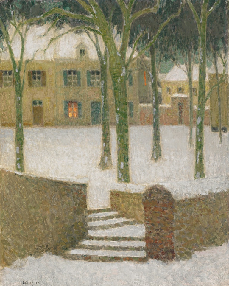 LA PLACE, NEMOURS by Henri Le Sidaner