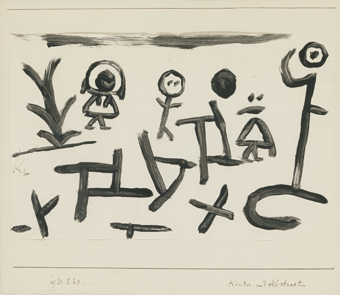 KINDER UND ABSTRACTES (CHILDREN AND ABSTRACTIONS) by Paul Klee
