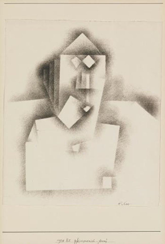 Phÿsiognomisch-"Streng" (Physiognomic-"Severe") by Paul Klee