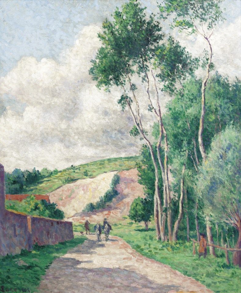 CHALO-SAINT-MARS, LA SABLIÈRE DE BEAUMONT by Maximilien Luce