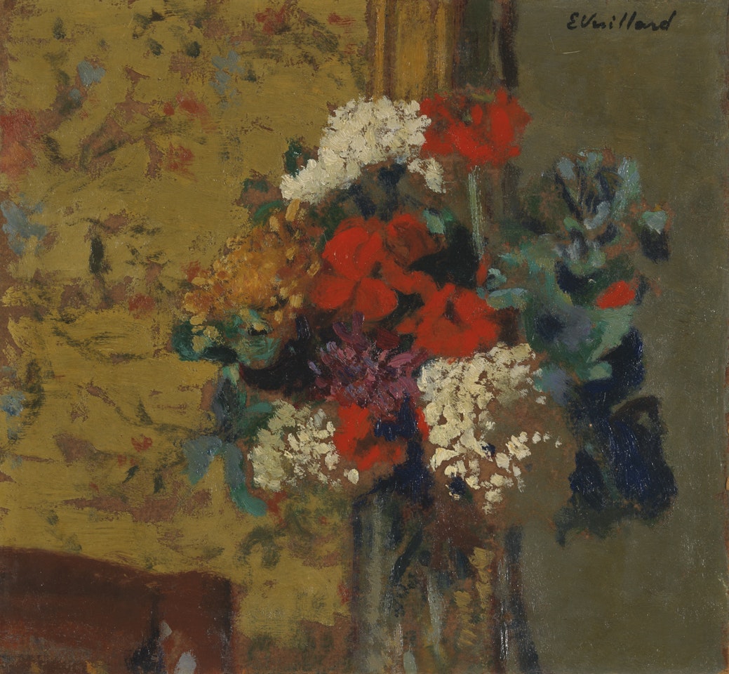 GÉRANIUMS ET BOULES-DE-NEIGE by Édouard Vuillard