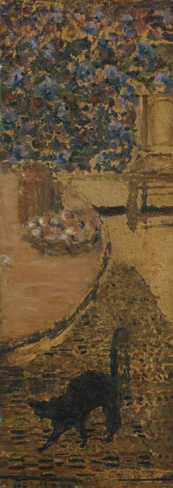 Coin De Table Au Chat Noir by Pierre Bonnard
