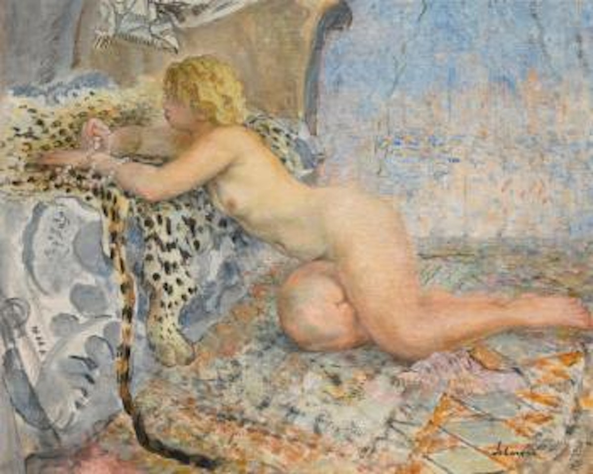 Marinette À La Peau Panthère by Henri Lebasque