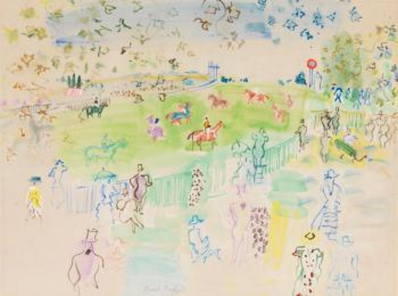 Le Champ De Courses À Ascot by Raoul Dufy