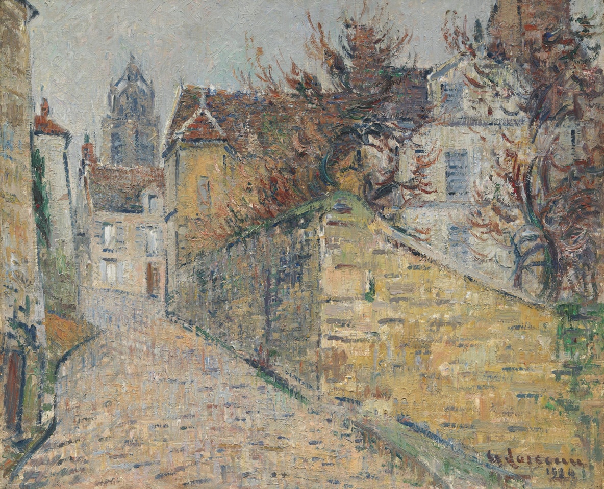 LA MAISON DES SOEURS, PONTOISE by Gustave Loiseau