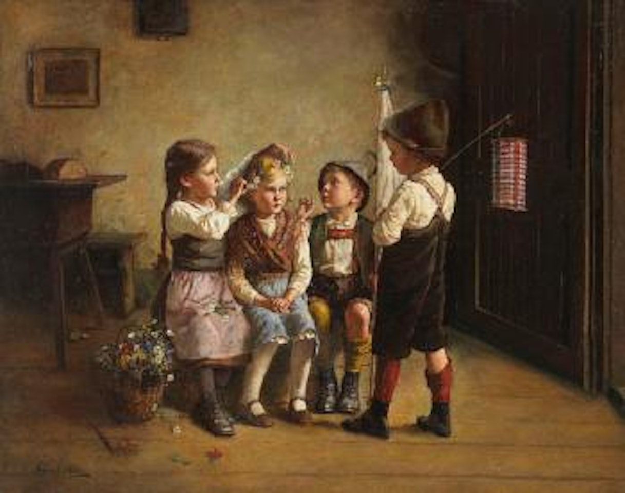 Der Blumenkranz by Edmund Adler