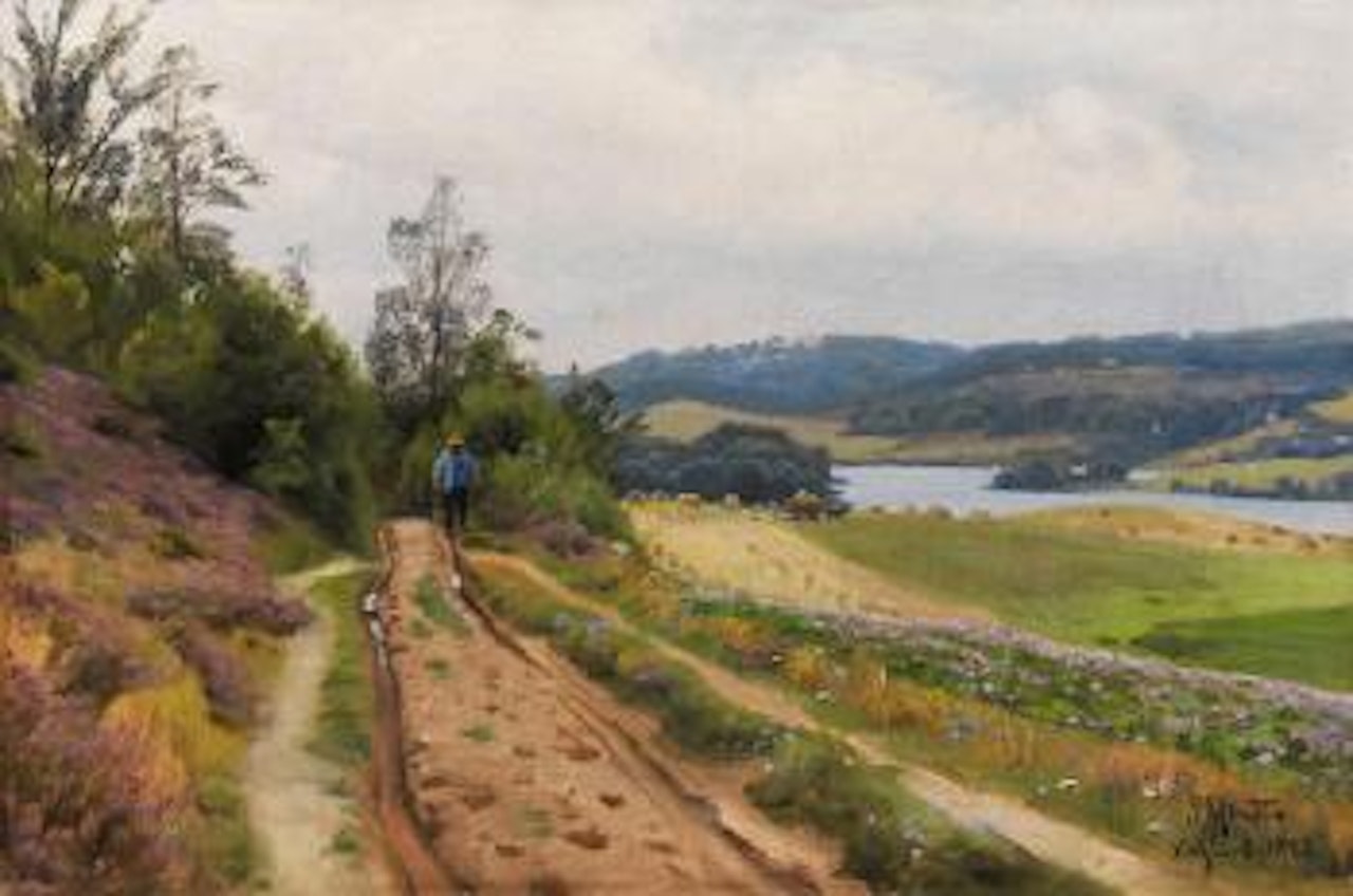 Landstraße in Virklund by Peder Mork Monsted