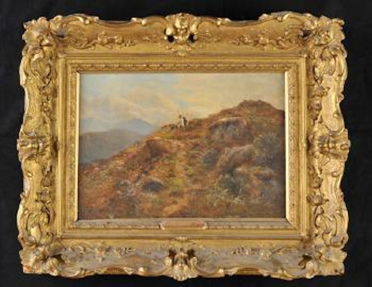 A Hillside Valley, near Bett-wye-Coed, Wales by Benjamin Williams Leader