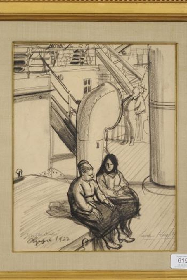 On The Olympic by Laura Knight