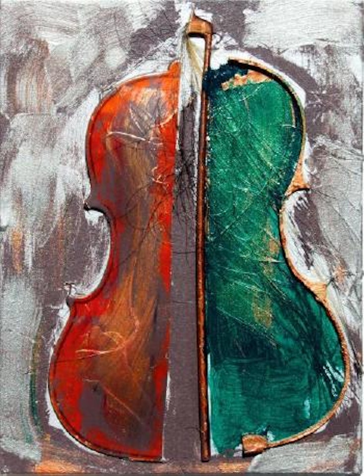 Colère de violon by Arman