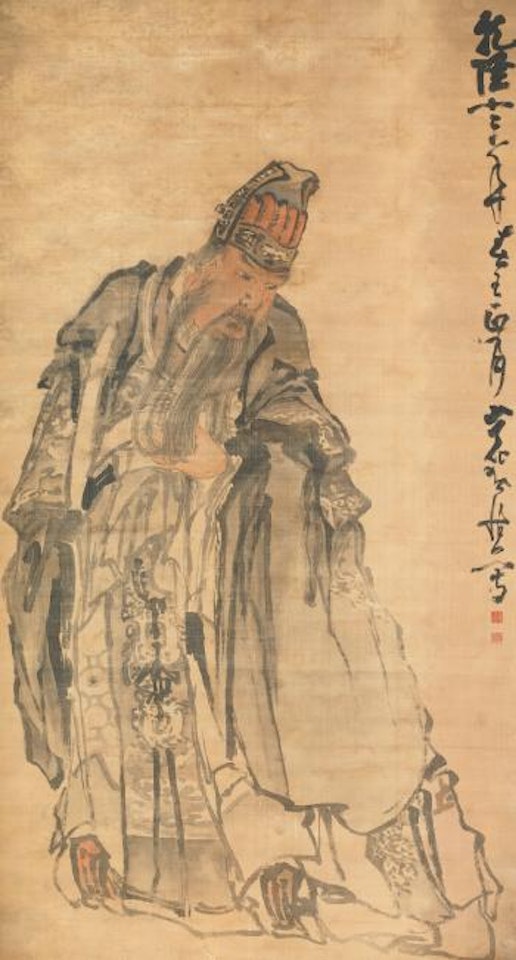 Portrait Of Guan Yu by Huang Shen