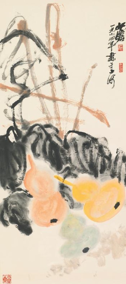 Three Gourds by Zhu Qizhan