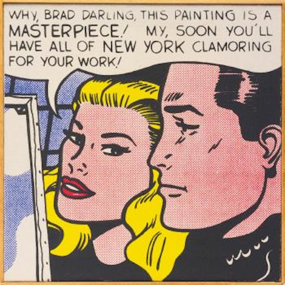 R Lichtenstein, 'Masterpiece,' 1962 by Richard Pettibone