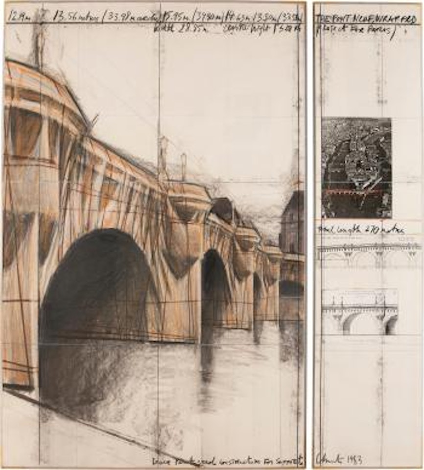 The Pont Neuf, Wrapped (Project For Paris) by Christo