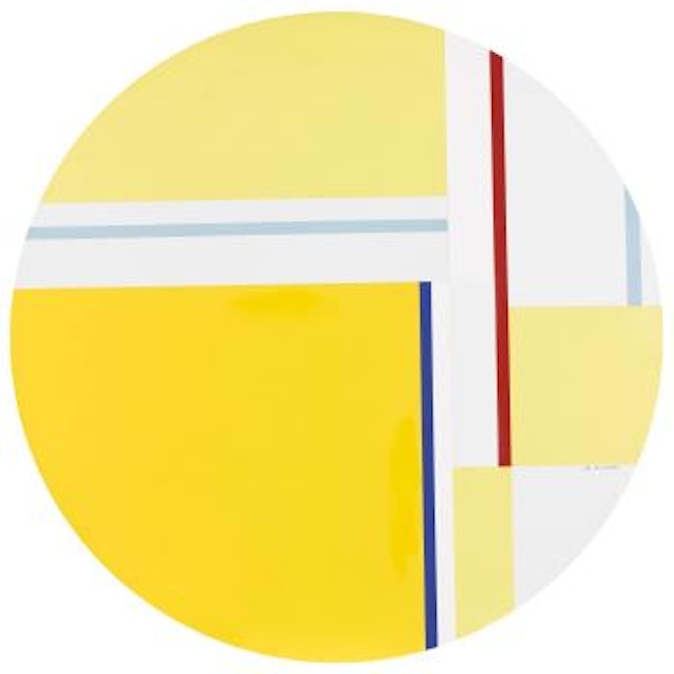 Yellow Tondo by Ilya Bolotowsky