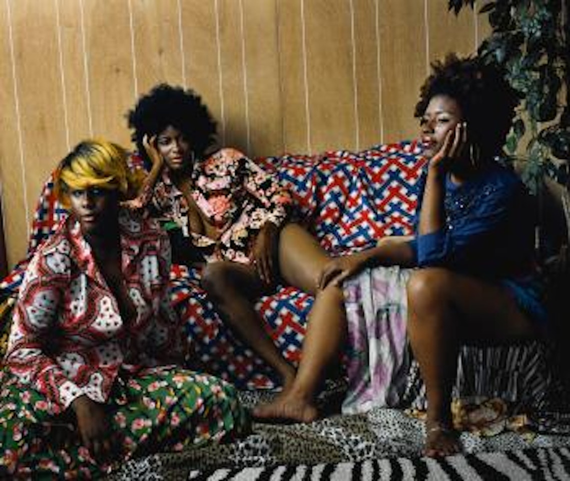Les Trois Femmes Noires by Mickalene Thomas