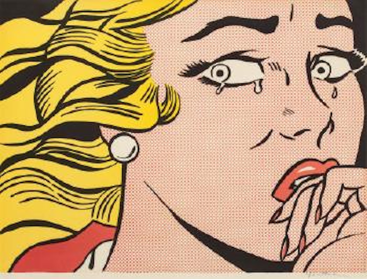 Crying Girl by Roy Lichtenstein