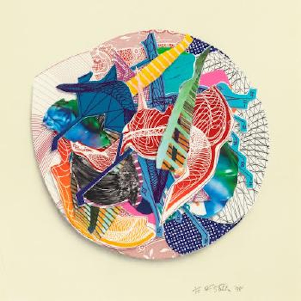 Jundapur; Esapia (from the Imaginary Places II and III series) by Frank Stella