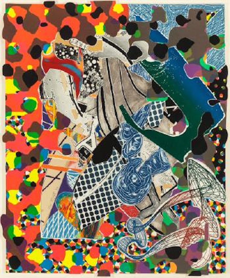 Bower in the Arsacides (from the Moby Dick Deckle Edges series) by Frank Stella