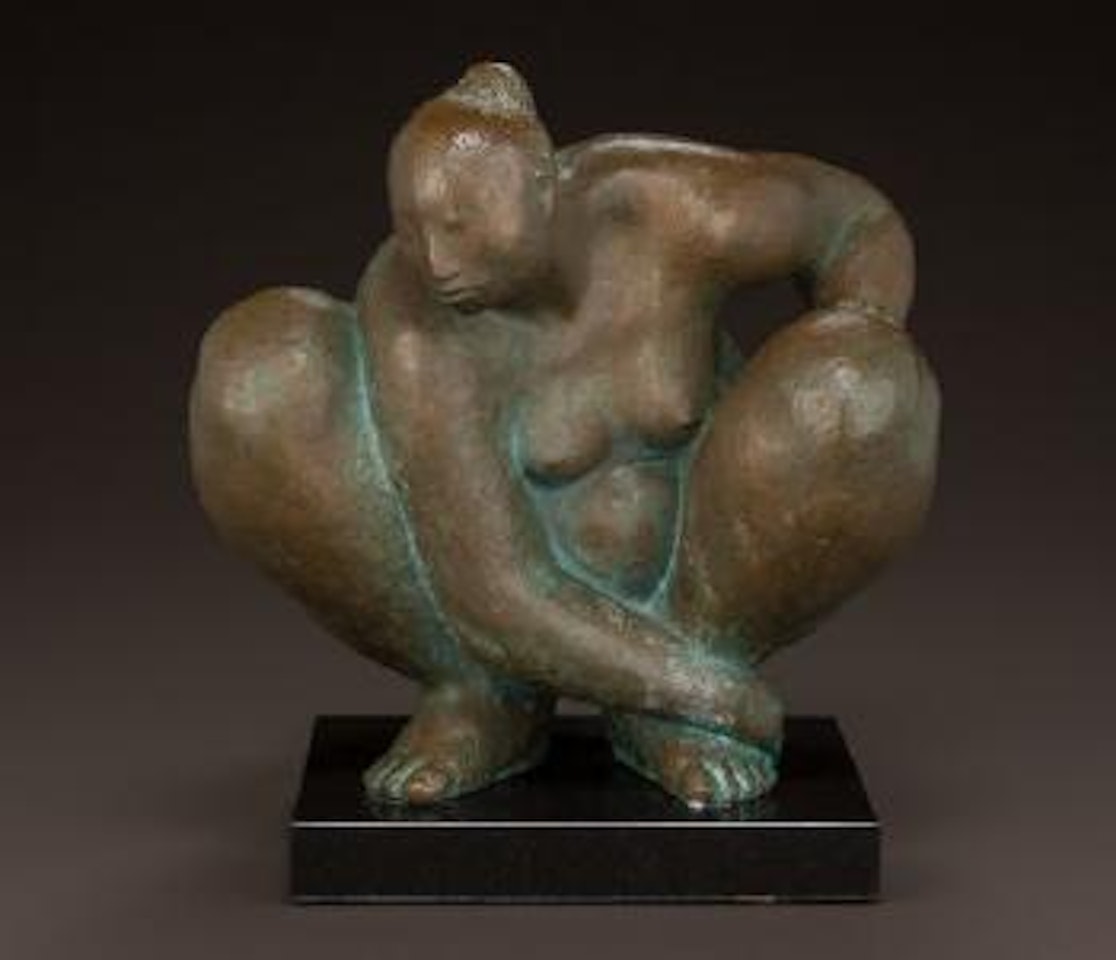 Desnudo de cuclillas by Francisco Zuñiga