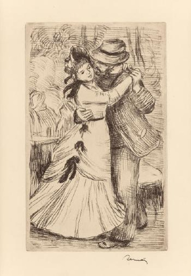 La Danse à la campagne, 2e planche by Pierre-Auguste Renoir