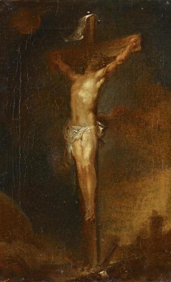 Christus am Kreuz by Januarius Johann Rasso Zick