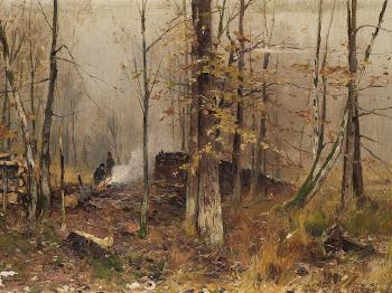 Forest Near Tussein by Walter Moras