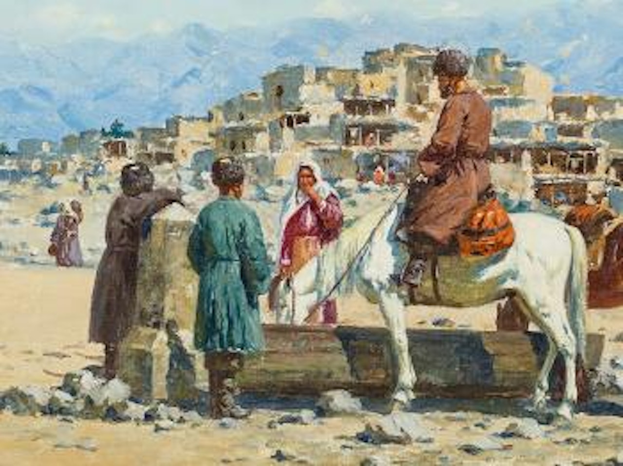 At The Trough by Richard Karlovich Zommer