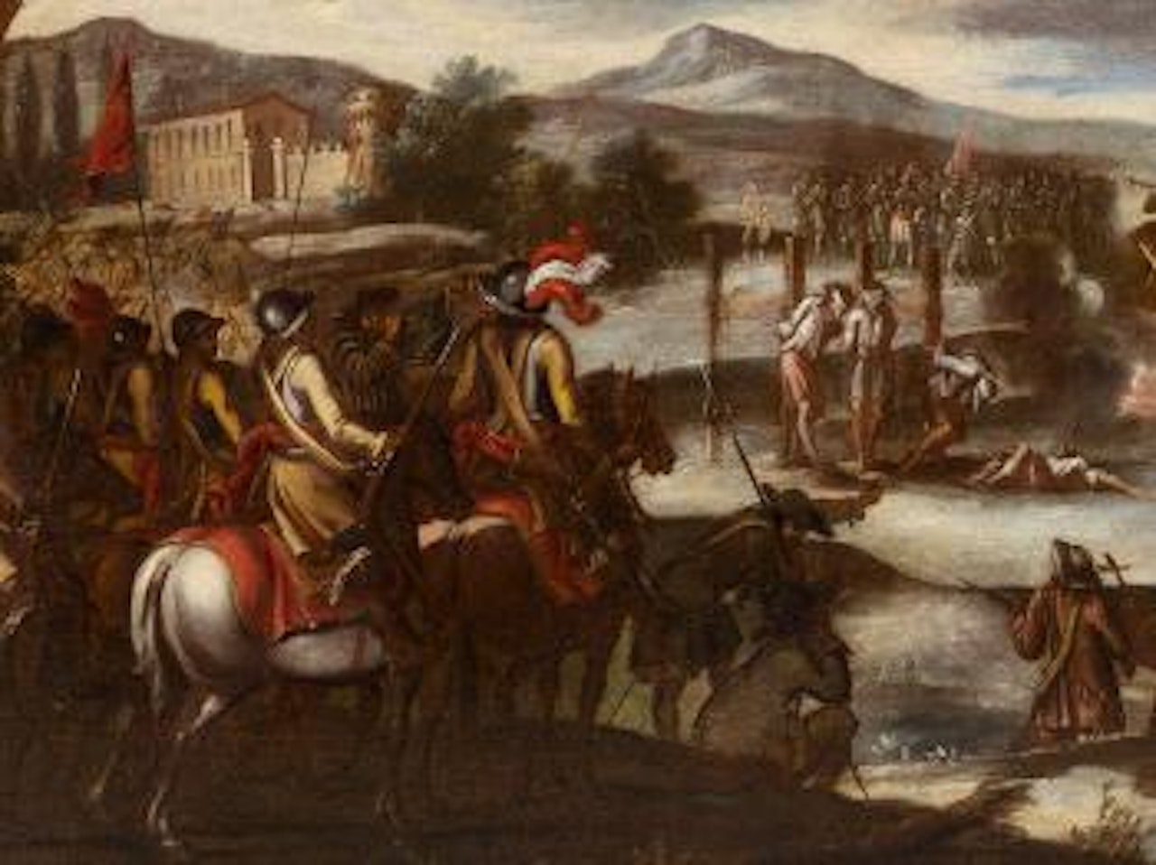 After the Battle by Cornelis de Wael