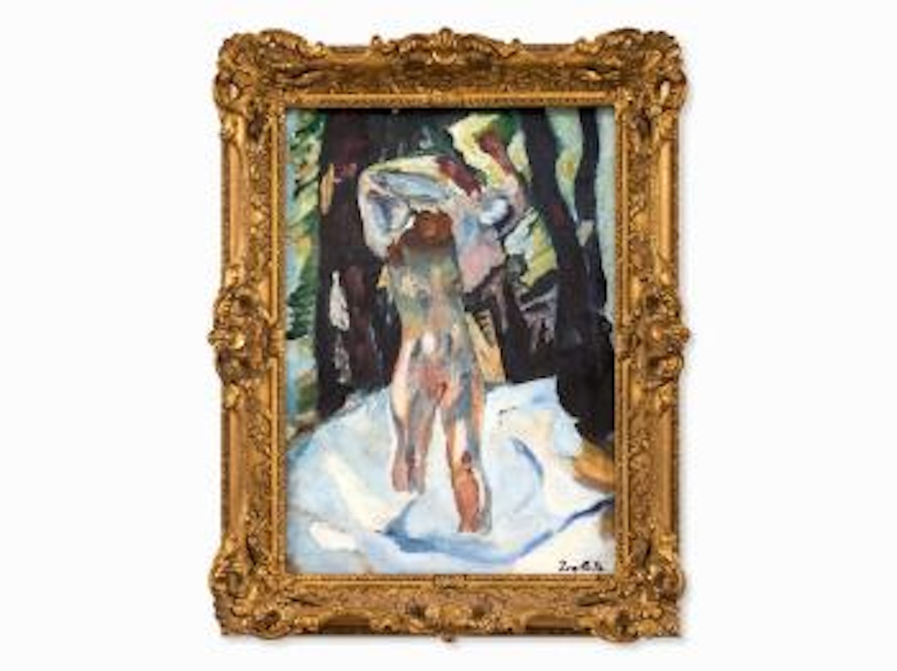 Aktstudie Zu Den Badenden IV by Leo Putz