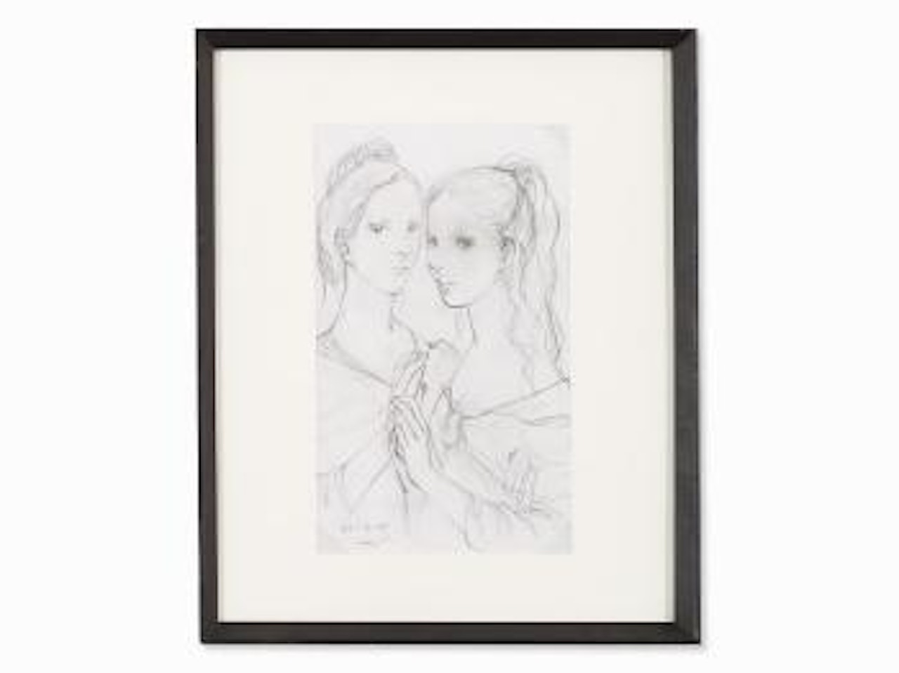 Double Portrait by Leonard Tsuguharu Foujita