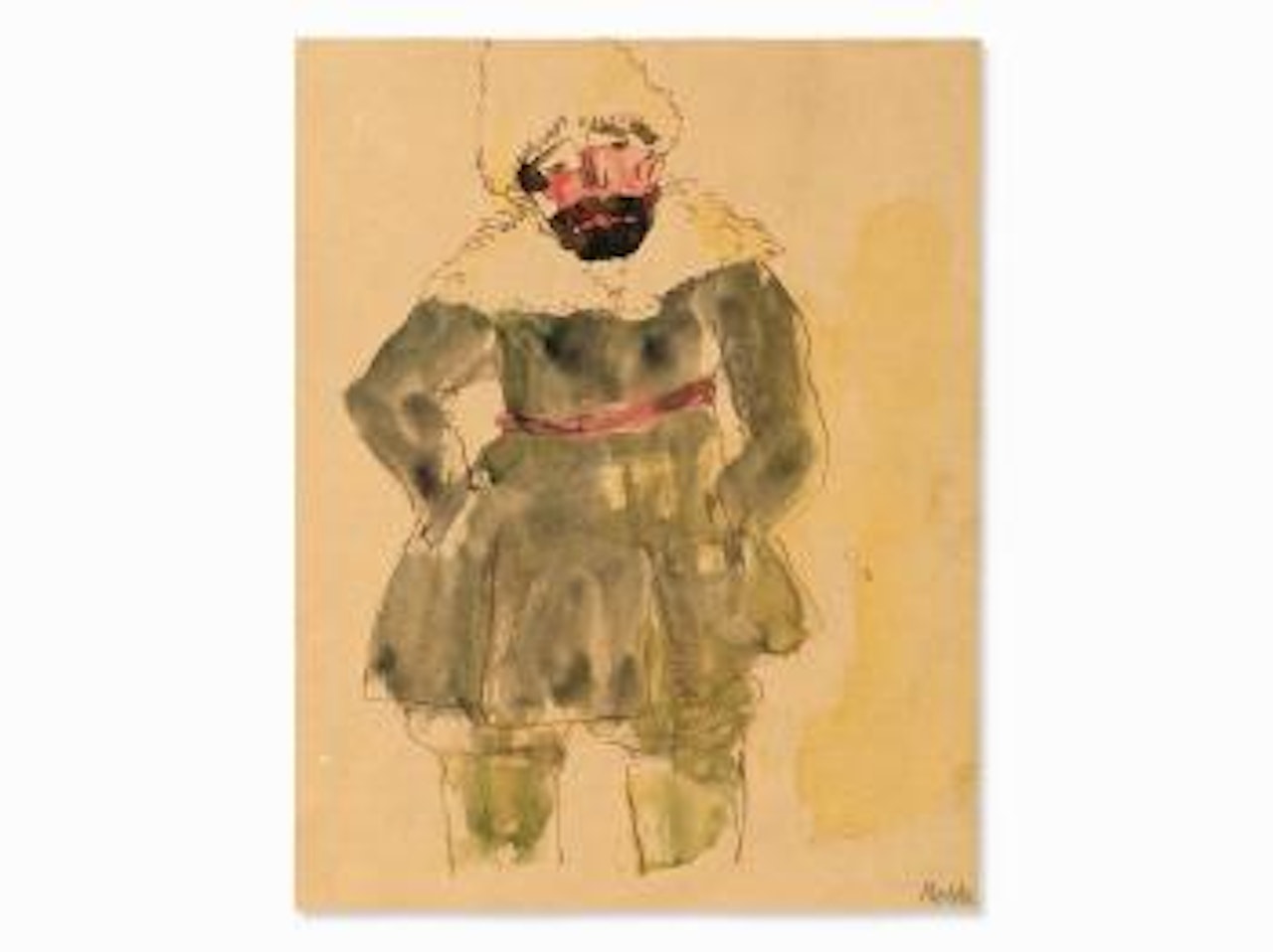Standing Siberian by Emil Nolde