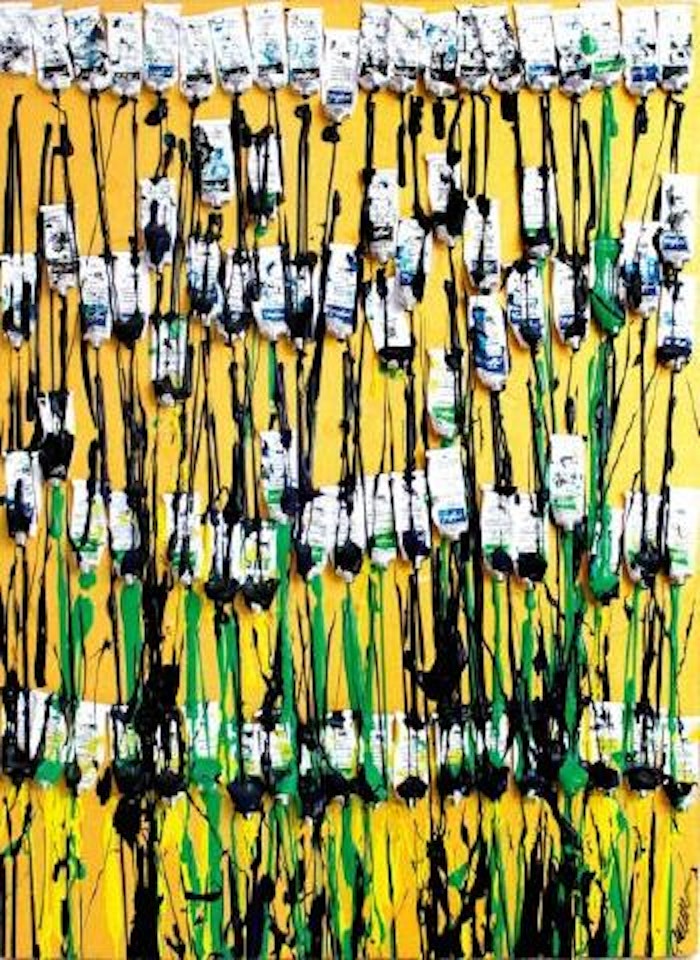 Coulures de tubes by Arman