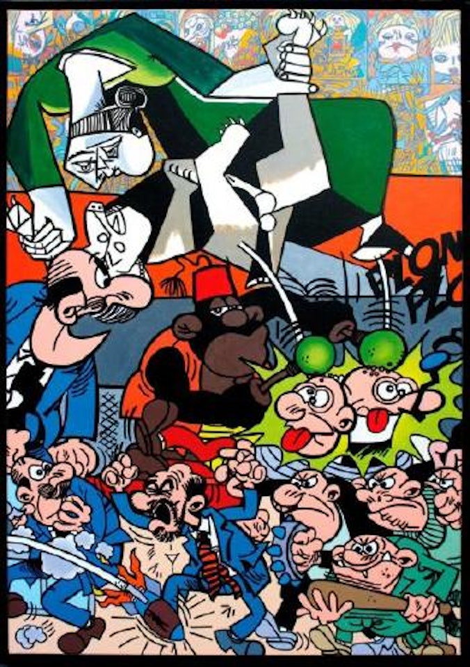 Hommage à Picasso by Erro
