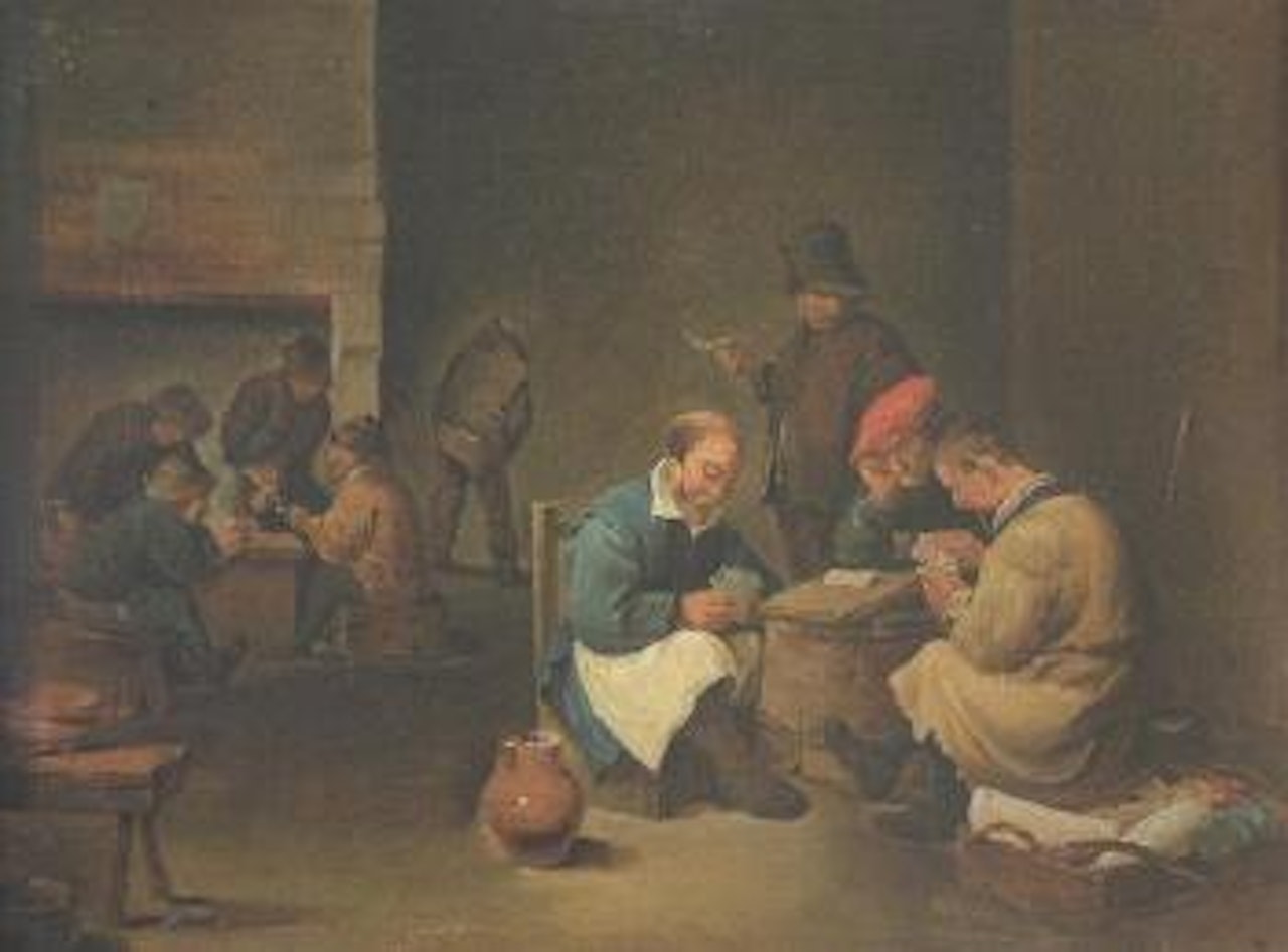 The Card Players by Christian Wilhelm Ernst Dietrich