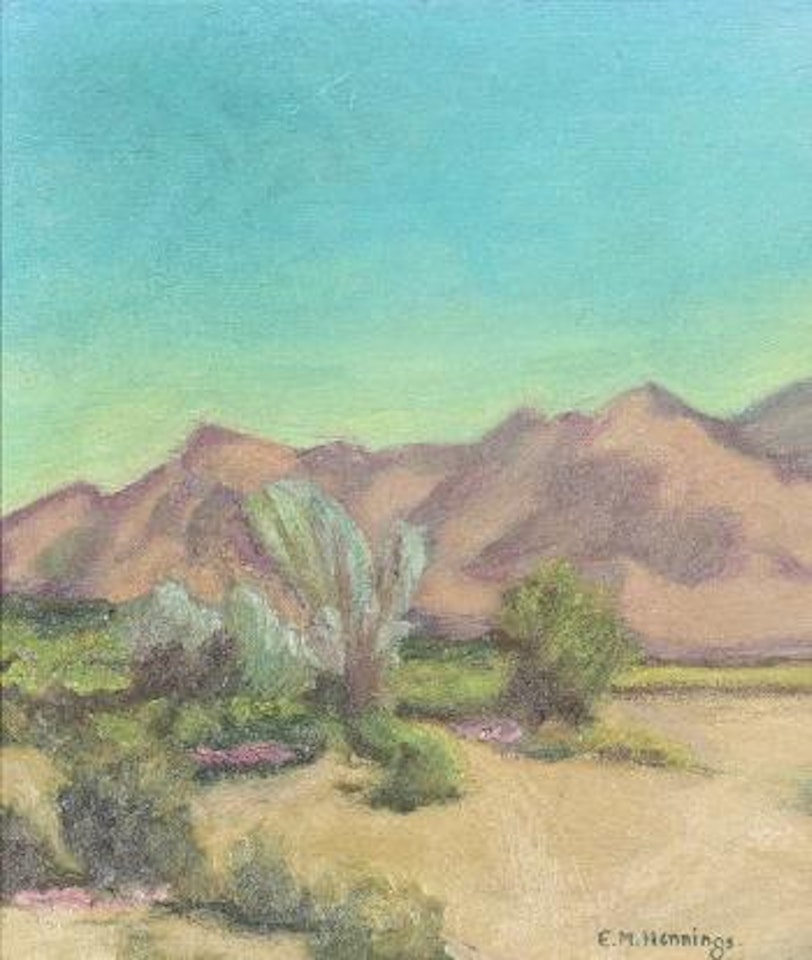 Desert Landscape by Ernest Martin Hennings