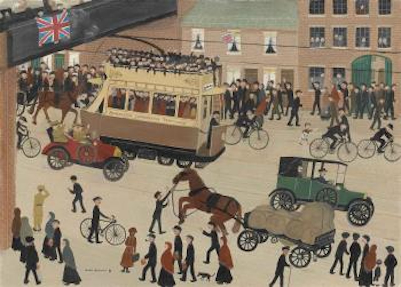 Armistice Day, 11th November 1918 by Helen Bradley
