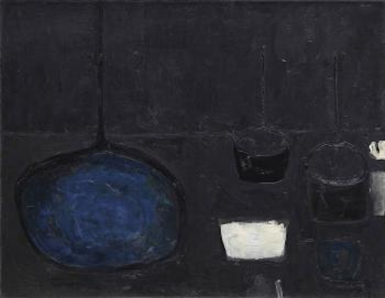 Blue Frying Pan by William Scott