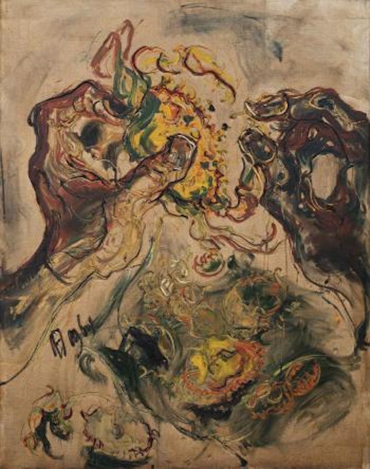 Eating Crabs by Affandi