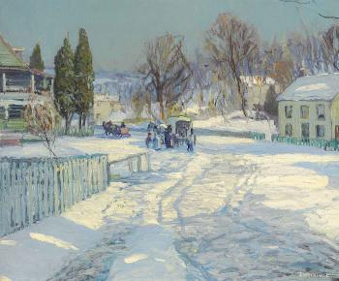 The Village Store by Edward Willis Redfield