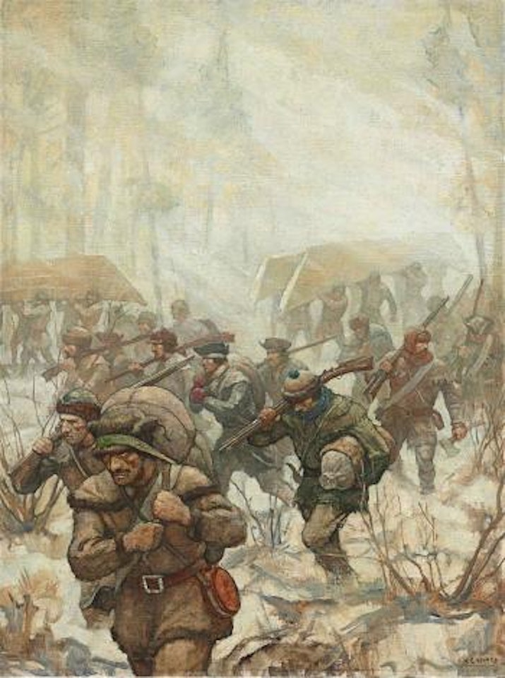 Arnold's March to Quebec by Newell Convers Wyeth