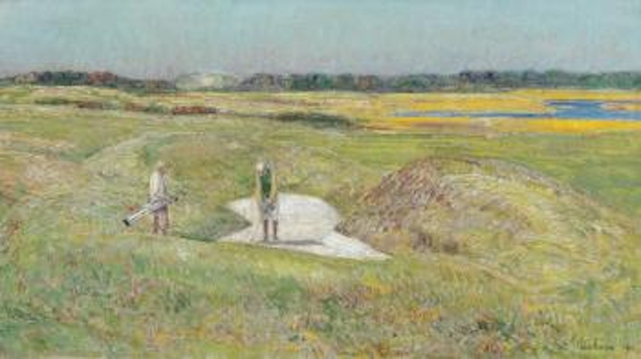 The Trap at The 15th, Maidstone Club, East Hampton by Childe Hassam